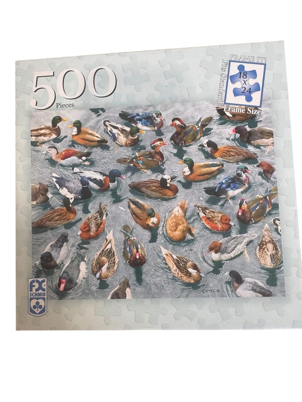 500-Piece Duck Flock Jigsaw Puzzle - Multi Color